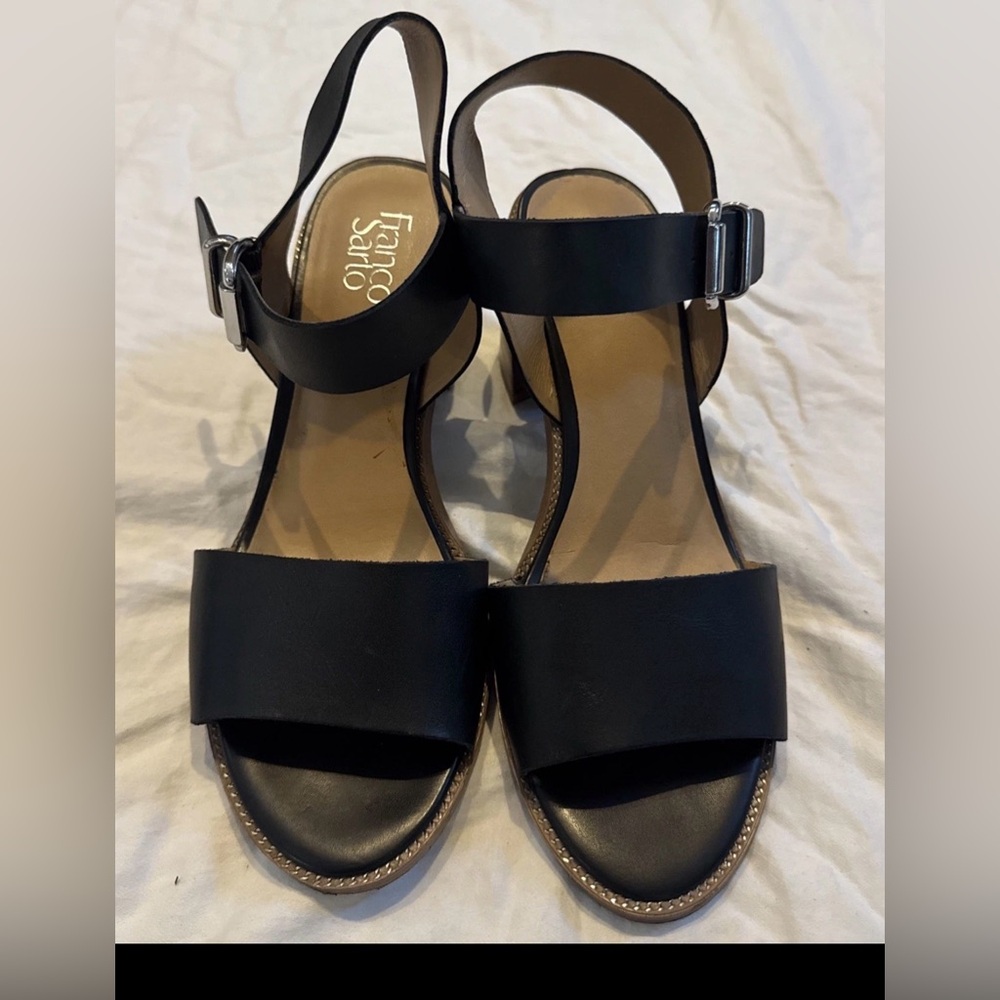 Franco Sarto Heel Sandal, Women's Size 10M, Black